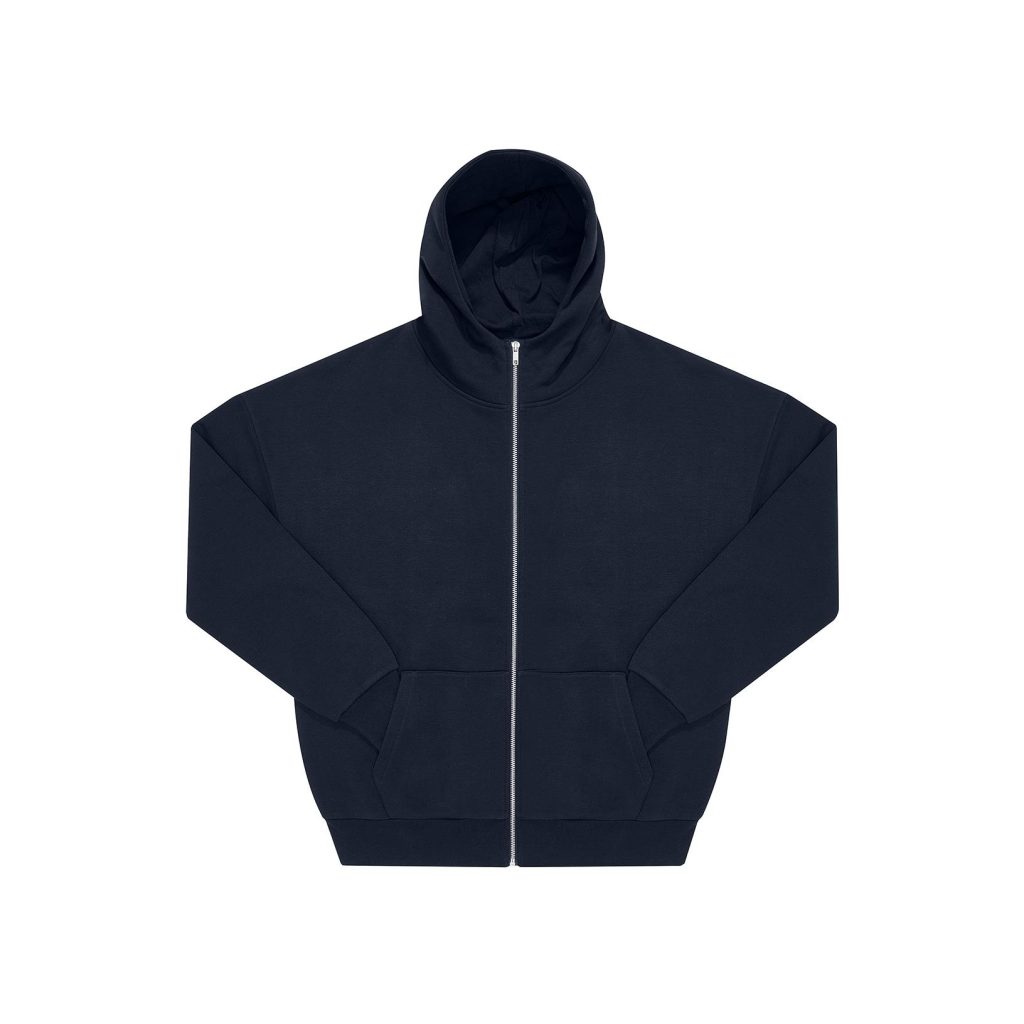 B&C Influence Zip Hood, Navy, XS