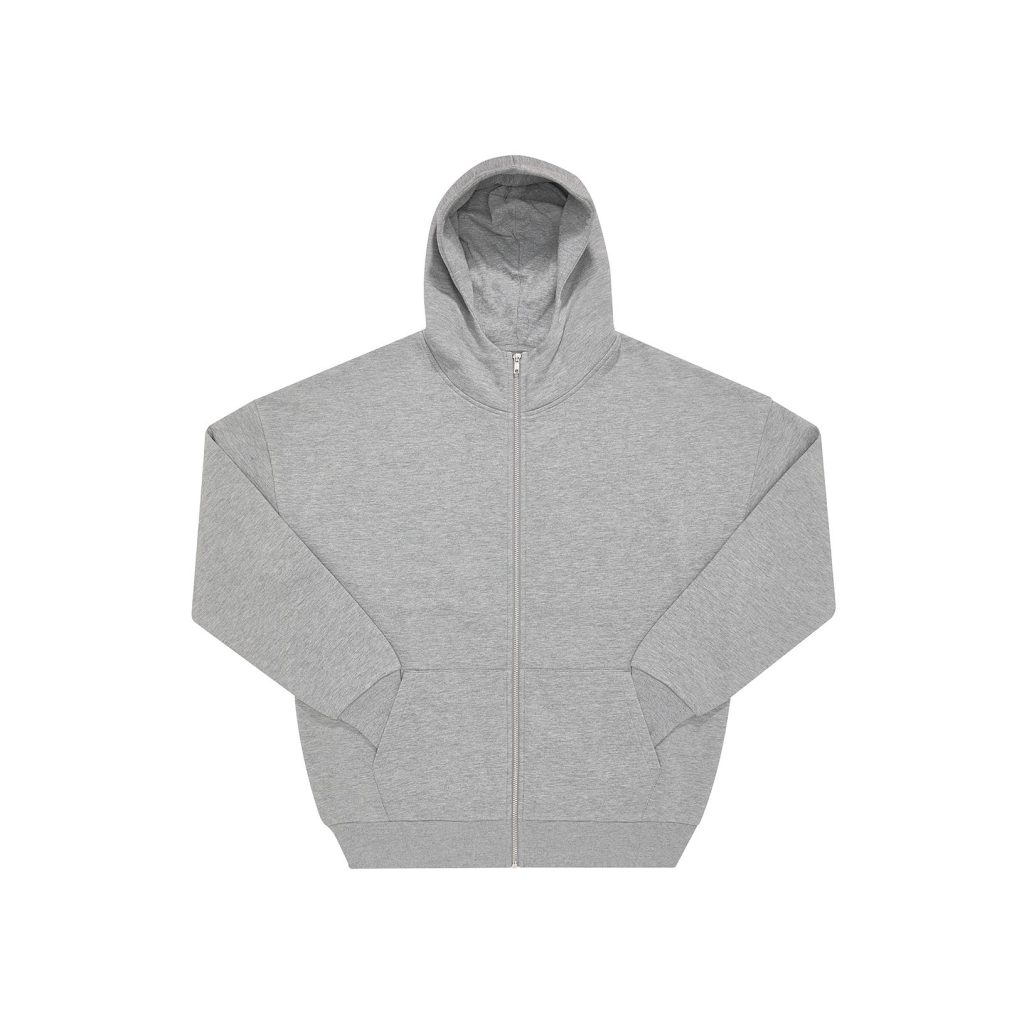 B&C Influence Zip Hood, Sport Grey, S