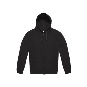 B&C ID.334 Zip Hood, Black, XS