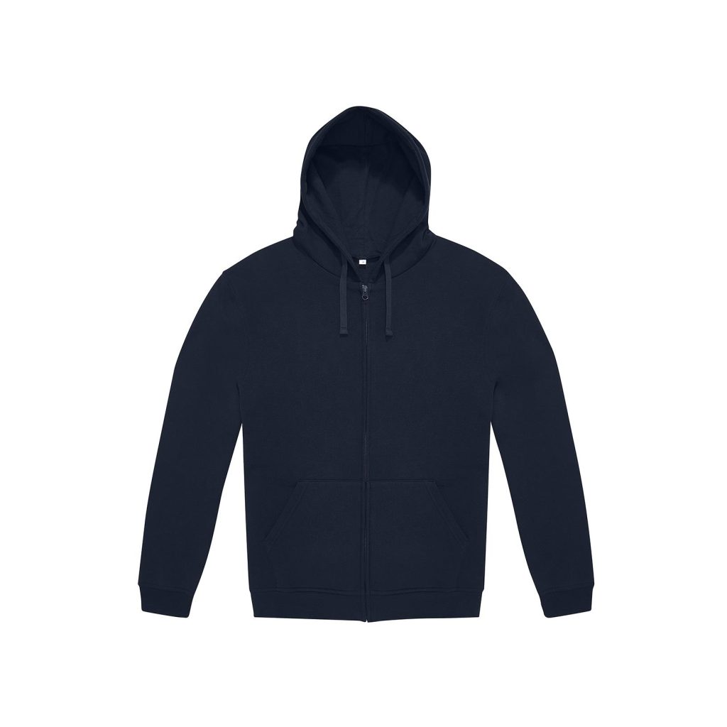 B&C ID.334 Zip Hood, Navy, XS