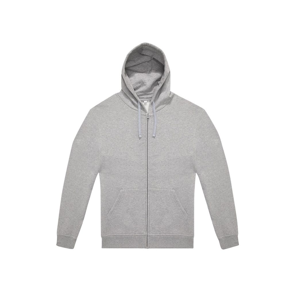 B&C ID.334 Zip Hood, Sport Grey, XS