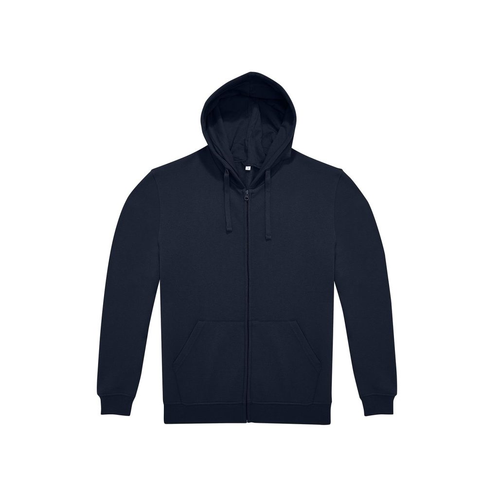 B&C ID.224 Zip Hood, Navy, XS