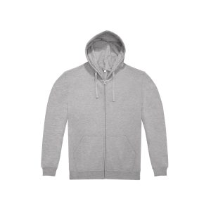 B&C ID.224 Zip Hood, Sport Grey, XS