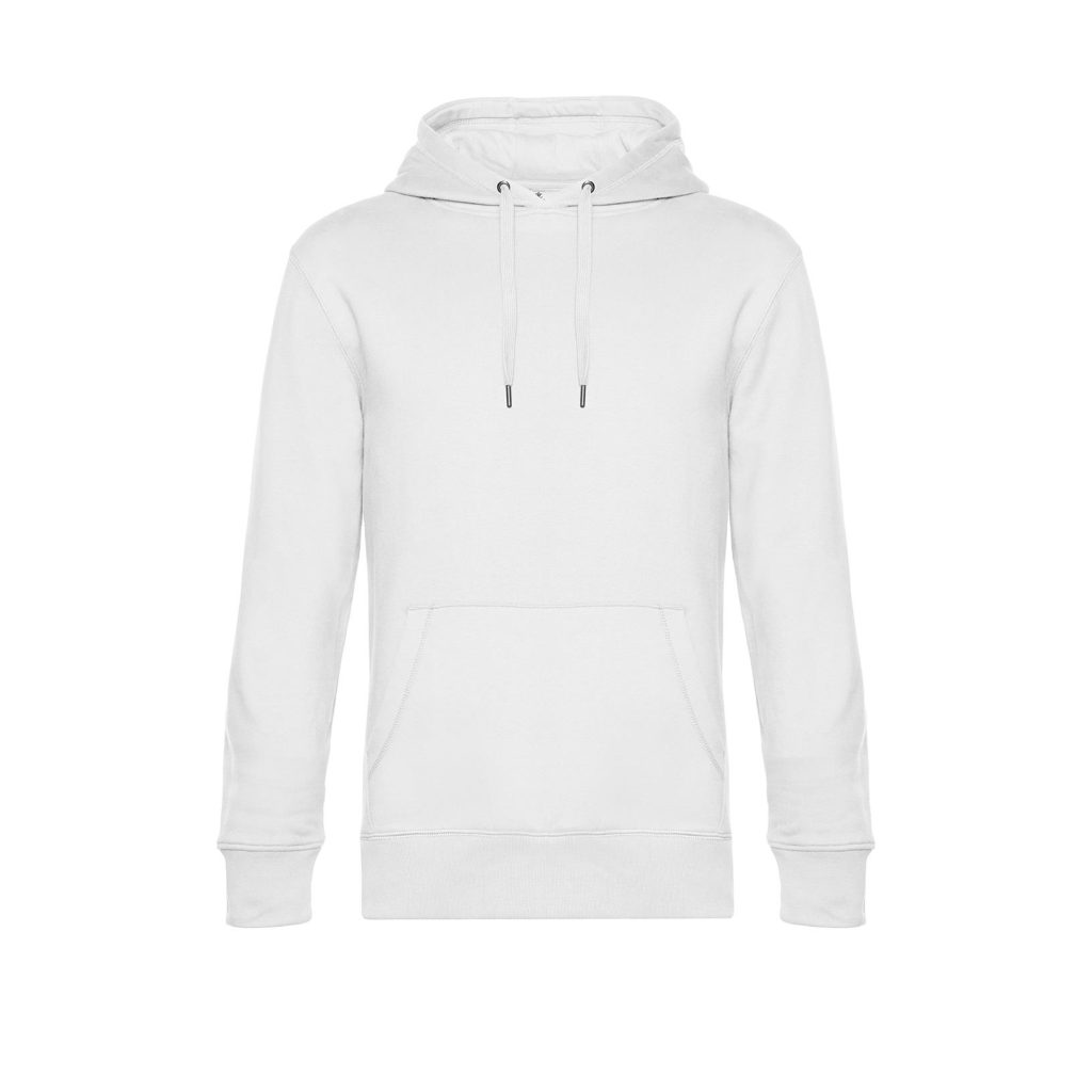 B&C KING Hoodie, White, XS