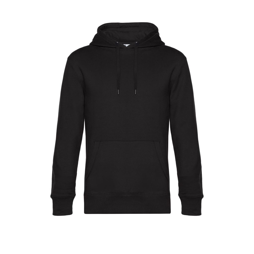 B&C KING Hoodie, Black Pure, XS