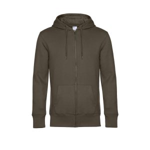 B&C KING Zipped Hood, Khaki, XS