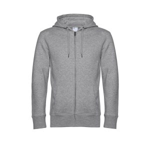 B&C KING Zipped Hood, Heather Grey, XS