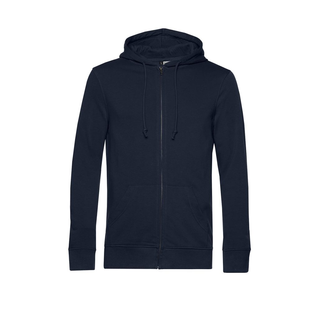 B&C Inspire Zipped Hood_° Navy Blue, XS
