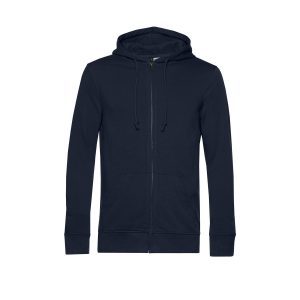 B&C Inspire Zipped Hood_° Navy Blue, XS