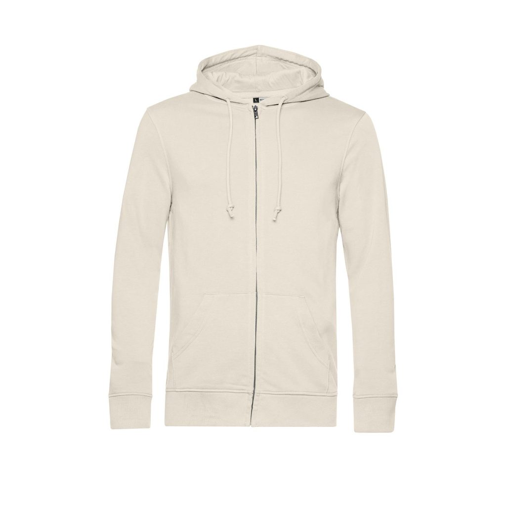 B&C Inspire Zipped Hood_° Off White, XS