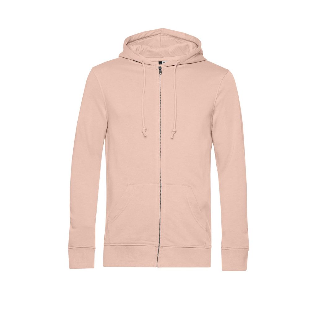B&C Inspire Zipped Hood_° Soft Rose, XS