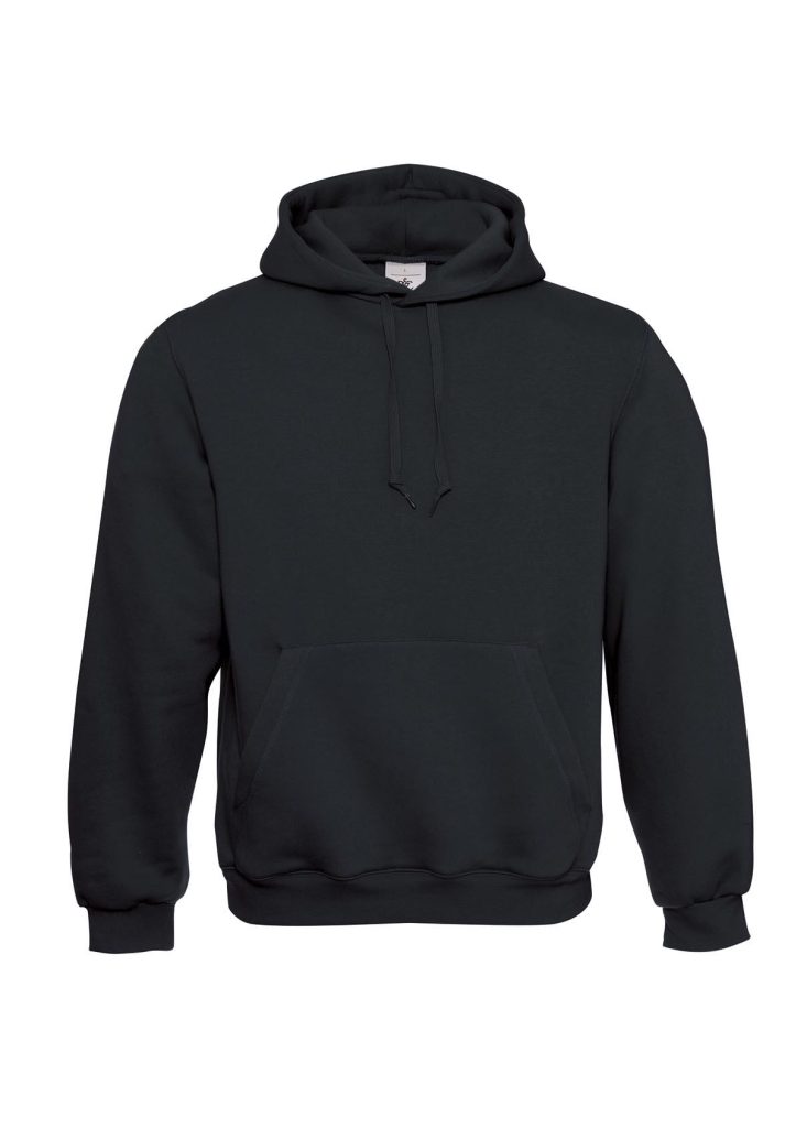 B&C Hoodie, Black, XXS