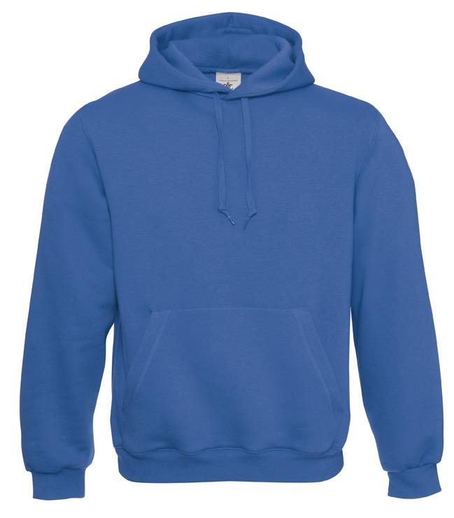 B&C Hoodie, Royal Blue, XXS