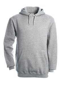 B&C Hoodie, Heather Grey, XXS