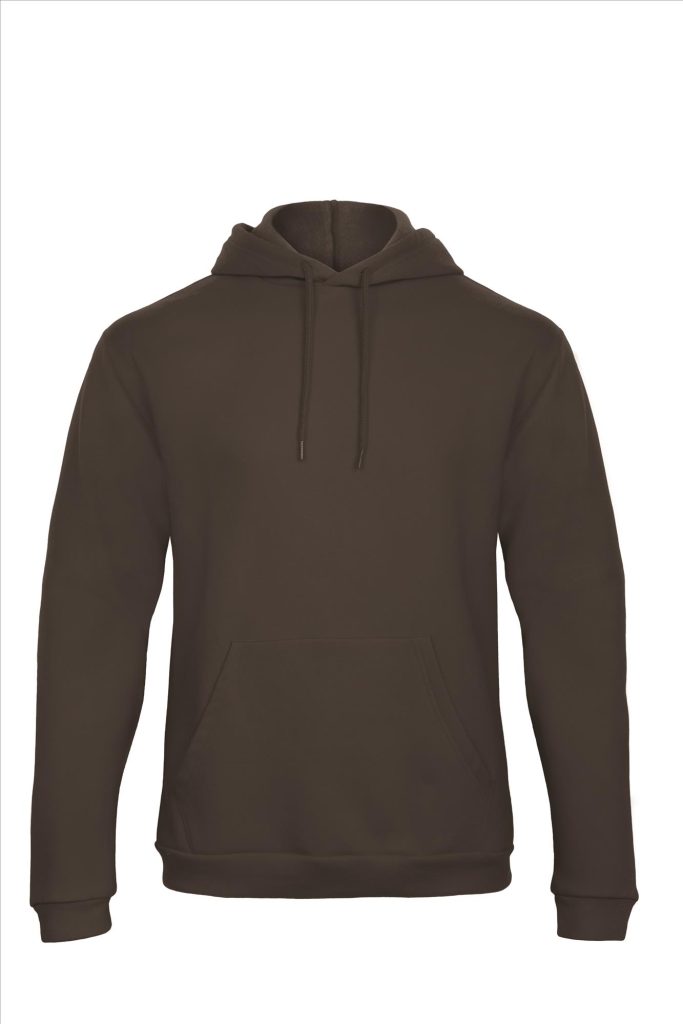 B&C ID.203 Hoodie Sweatshirt 50/50, Brown, XS