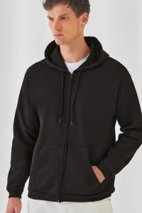 B&C ID.205 Hoodie Full Zip Sweatshirt 50/50