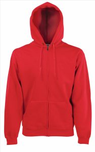 FOTL Premium Hoodie Sweater Jas, Red, S