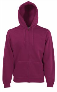 FOTL Premium Hoodie Sweater Jas, Burgundy, S