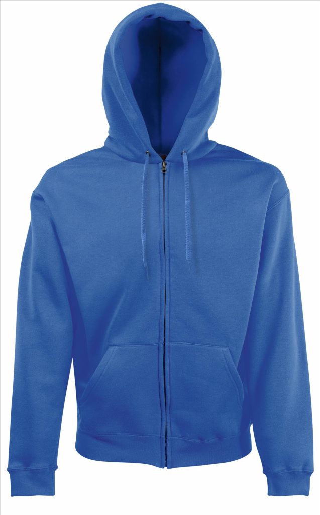 FOTL Premium Hoodie Sweater Jas, Royal Blue, S