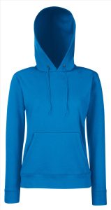 FOTL Lady-Fit Classic Hoodie Sweater, Royal Blue, XS