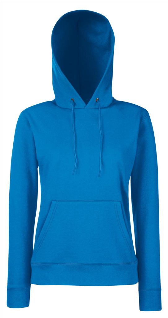 FOTL Lady-Fit Classic Hoodie Sweater, Royal Blue, XS