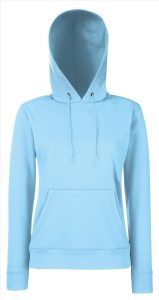 FOTL Lady-Fit Classic Hoodie Sweater, Sky Blue, XS