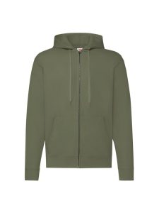 FOTL Classic Hoodie Sweater Jas, Classic Olive, S