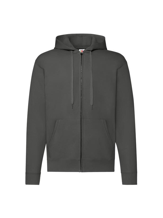 FOTL Classic Hoodie Sweater Jas, Light Graphite, S