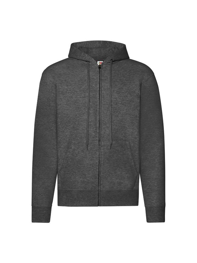 FOTL Classic Hoodie Sweater Jas, Dark Heather Grey, S