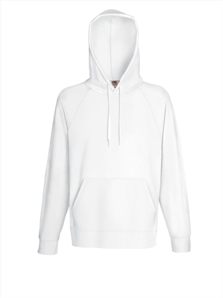FOTL Lightweight Hoodie Sweater, White, S