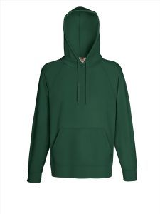 FOTL Lightweight Hoodie Sweater, Bottle Green, S
