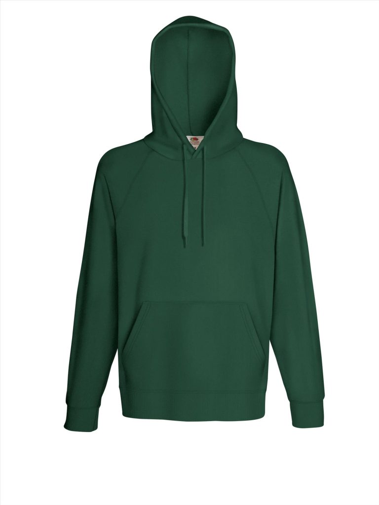 FOTL Lightweight Hoodie Sweater, Bottle Green, S