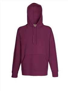 FOTL Lightweight Hoodie Sweater, Burgundy, S