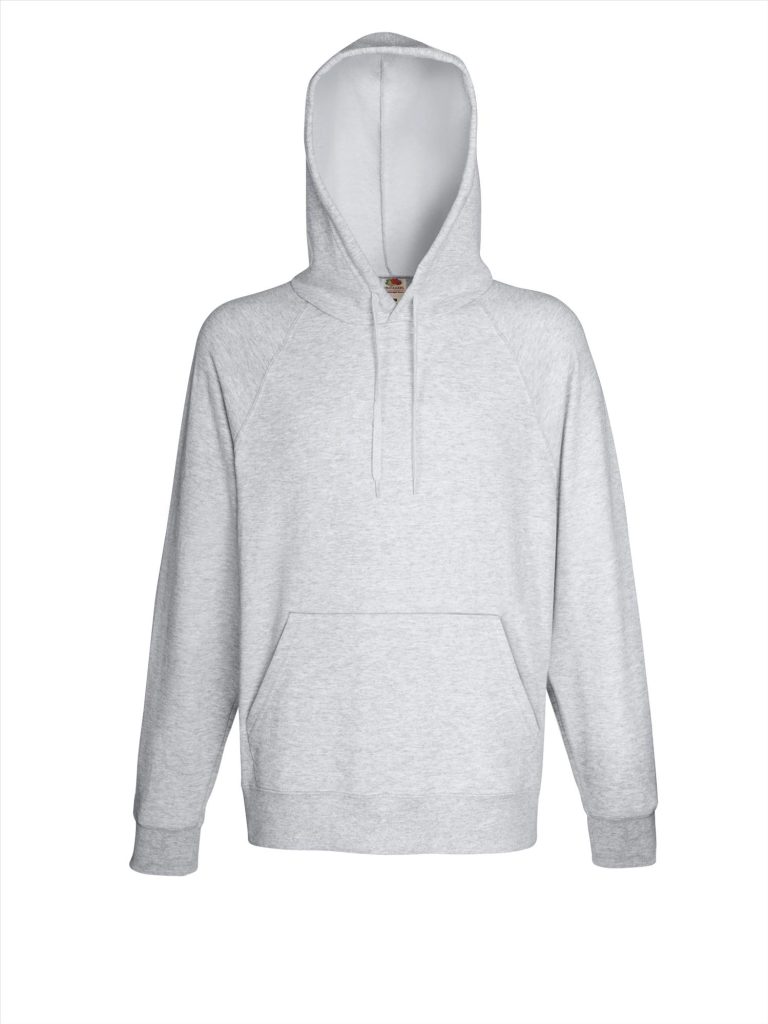 FOTL Lightweight Hoodie Sweater, Heather Grey, S