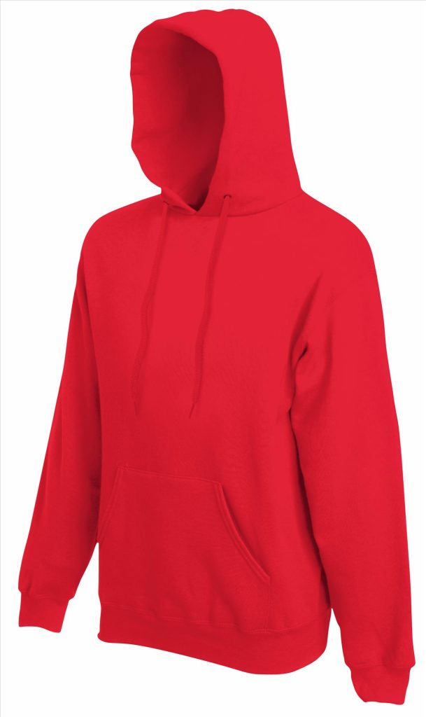 FOTL Premium Hoodie Sweater, Red, S