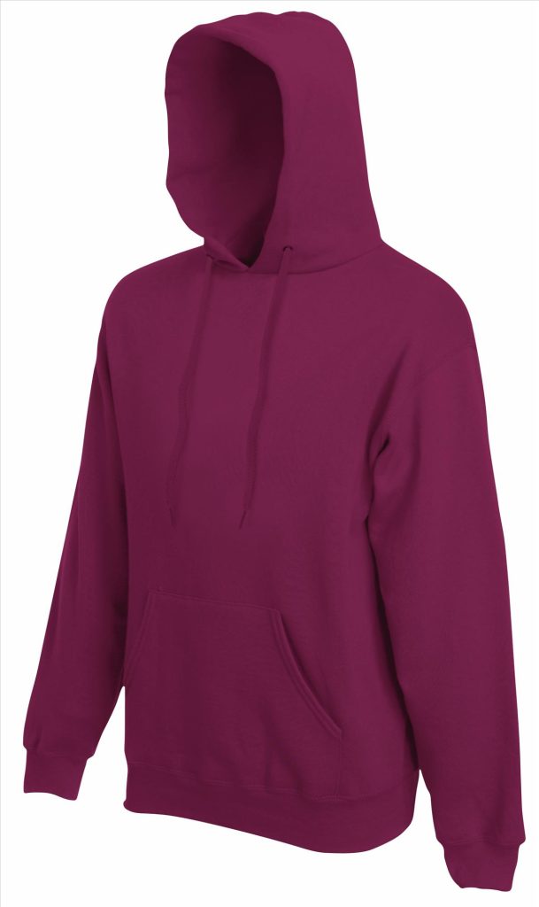 FOTL Premium Hoodie Sweater, Burgundy, S