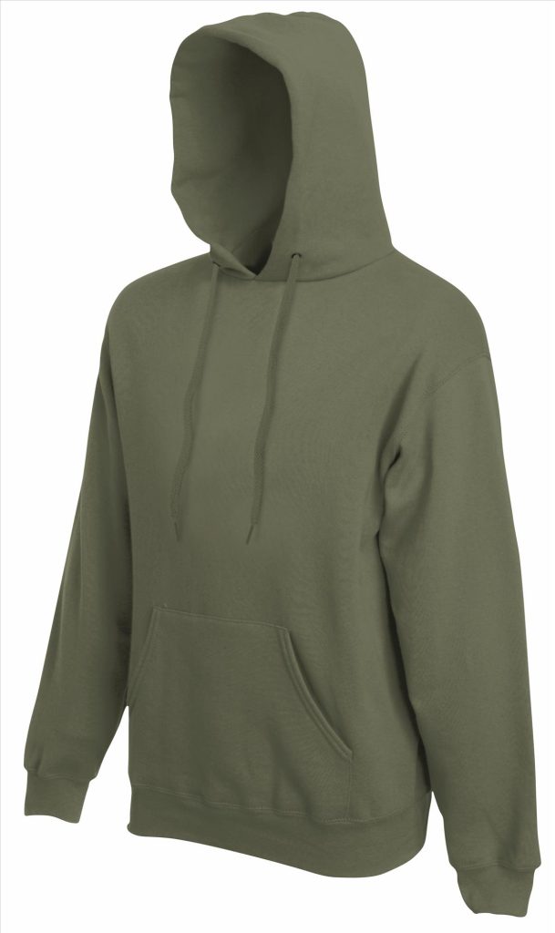 FOTL Premium Hoodie Sweater, Classic Olive, S