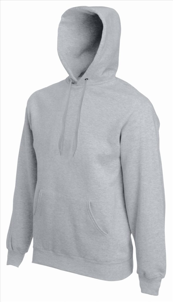 FOTL Premium Hoodie Sweater, Heather Grey, S