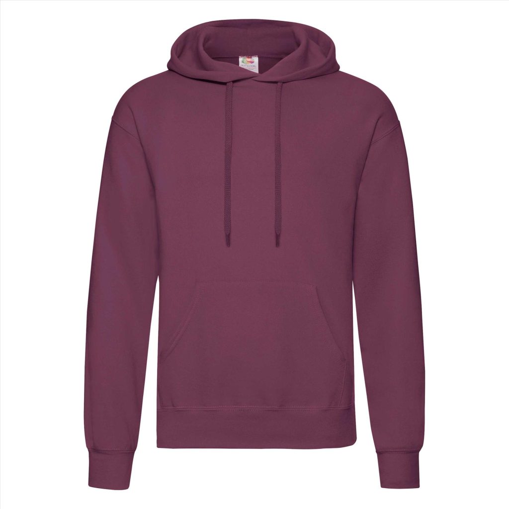 FOTL Classic Hoodie Sweater, Burgundy, S