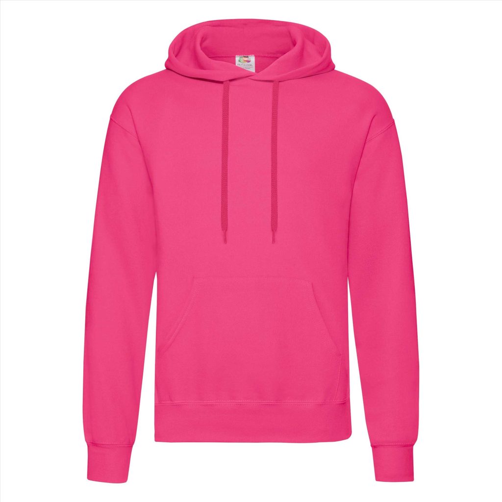FOTL Classic Hoodie Sweater, Fuchsia, S