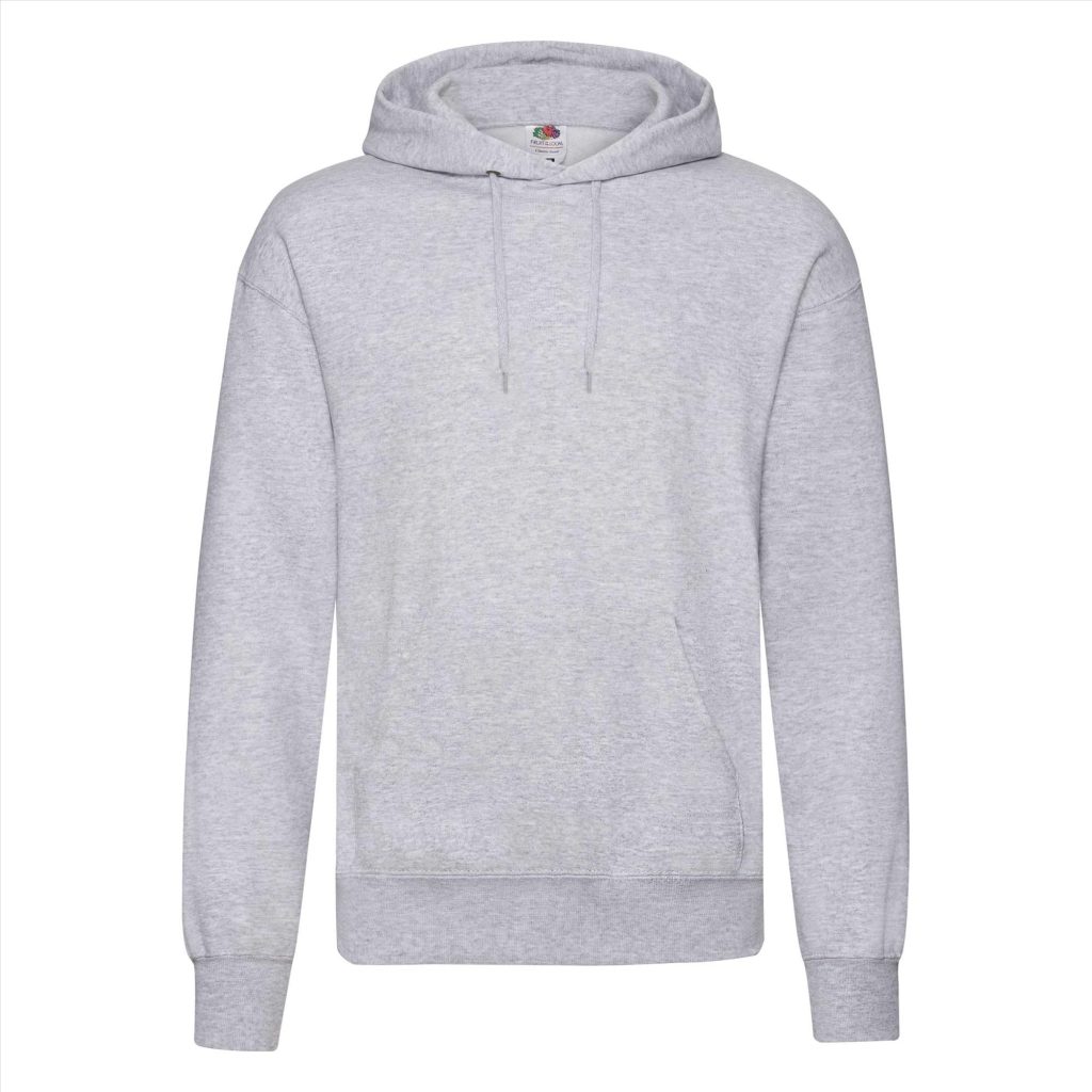FOTL Classic Hoodie Sweater, Heather Grey, S