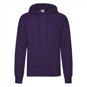FOTL Classic Hoodie Sweater, Purple, S