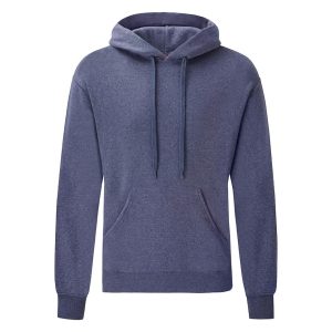 FOTL Classic Hoodie Sweater, Heather Navy, S