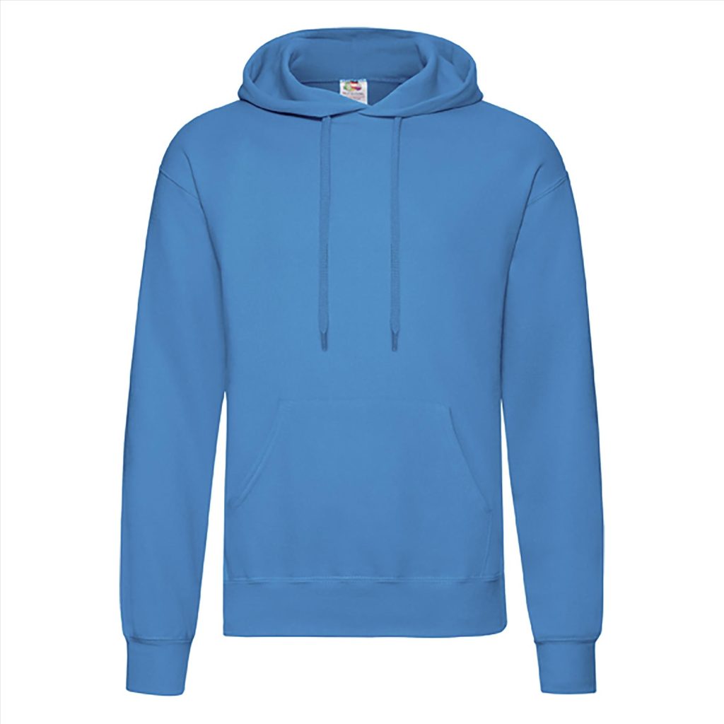 FOTL Classic Hoodie Sweater, Azure Blue, S