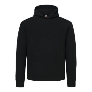 Fruit of the Loom Supercotton Hoodie Sweater, Black, M