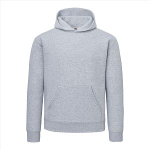 Fruit of the Loom Supercotton Hoodie Sweater, Ath. Heather, S