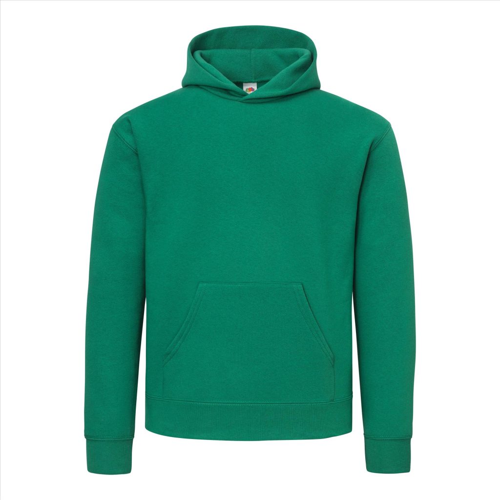 Fruit of the Loom Supercotton Hoodie Sweater, College Green, S