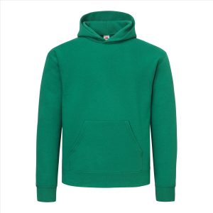 Fruit of the Loom Supercotton Hoodie Sweater, College Green, S