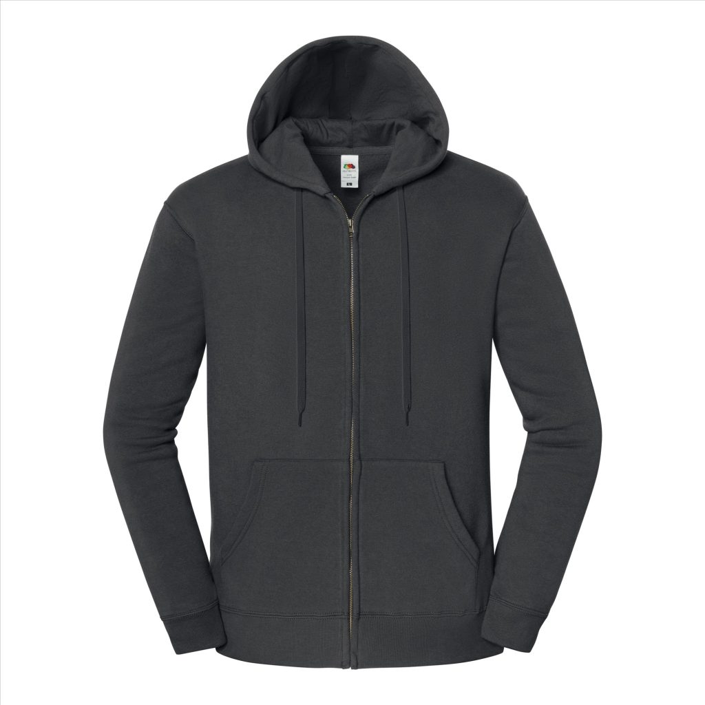 FOTL Iconic Premium Hoodie Sweater Jas, Light Graphite, S