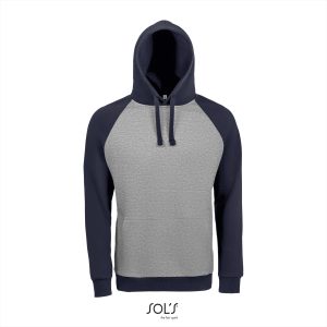 SOL'S Seattle, Grey Melange/French Navy, XS